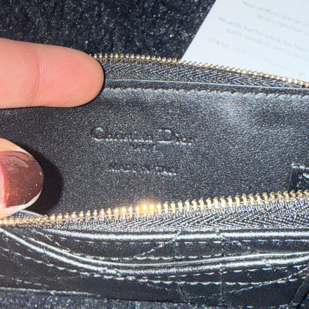 ❌SOLD❌ Dior Cannage Caro Wallet - Picture 7 of 12